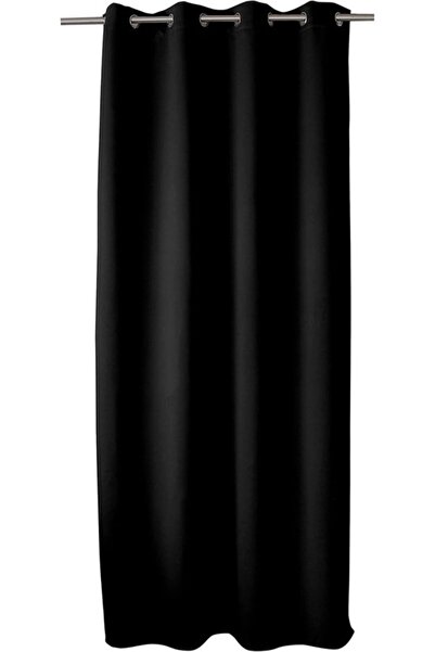 STARSTAR Blackout curtain - Silver eyelets, black, 140x300cm, 100% polyester