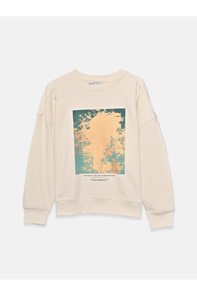 LC Waikiki Crew Neck Printed Women's Sweatshirt