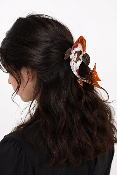 New Obsessions Koi riba, acetatna kopča, 13 cm