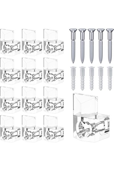 STARSTAR 50-piece eyeglass frame clip kit, clear plastic eyeglass clips, mirr...