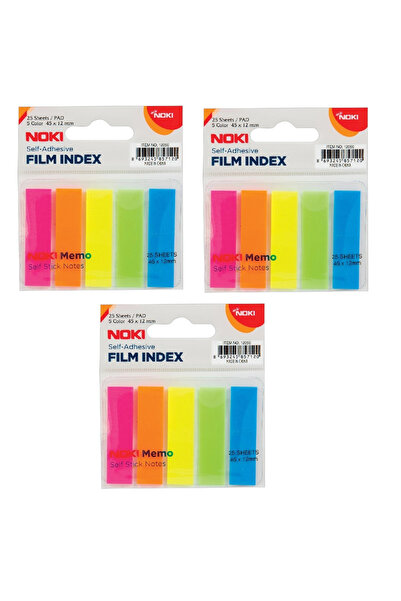 Noki Memo Film Index Marker (Postit) 12050 (3 Pieces)