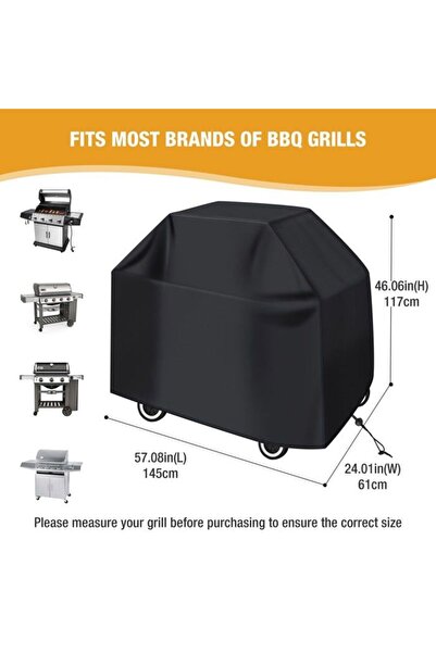 STARSTAR Barbecue cover, outdoor barbecue protective tarpaulin, waterproof gr...