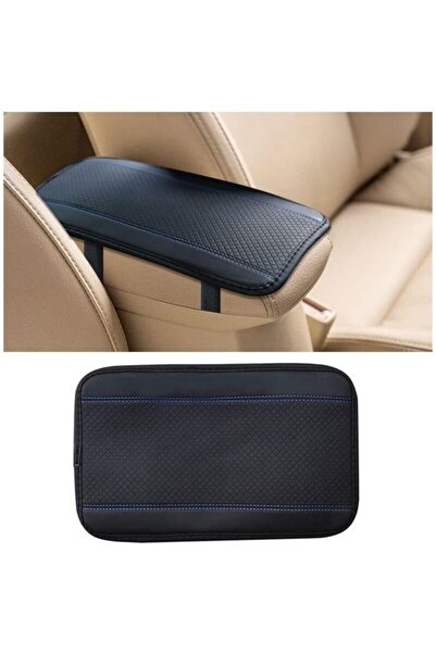 STARSTAR Universal car armrest mat (black and blue stripes), 32cm x 19cm, dou...