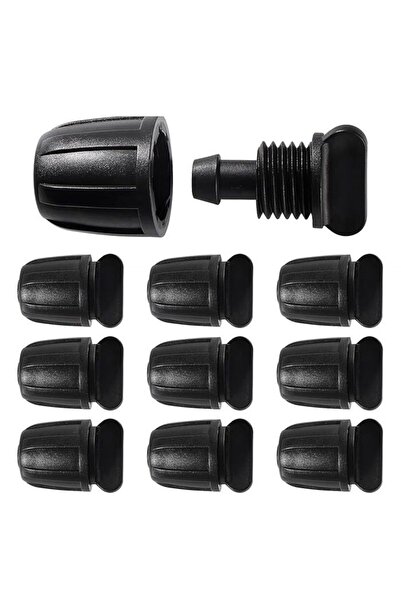 STARSTAR 10 drip fittings for 8/12 mm hoses, 10 end cap adapters