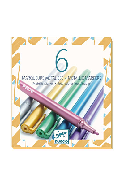 djeco Set de 6 markere metalice
