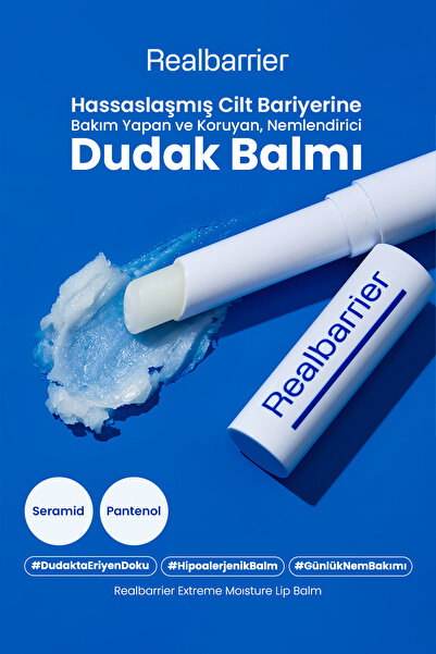 Real Barrier Moisturizing Lip Balm That Cares for the Sensitive Skin Barrier ...