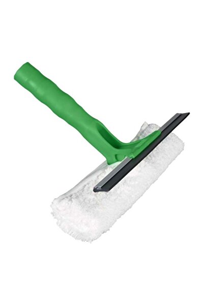 BAMI NETWORK Stergator geamuri 2 in 1 cu laveta microfibra verde 29cm