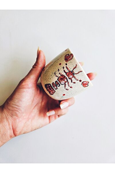 WEBBMODA Handmade Custom Drawing Lobster Pattern Cup
