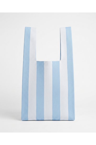 Qoolest Women's Striped Rectangular Tote Knitwear Shoulder Bag