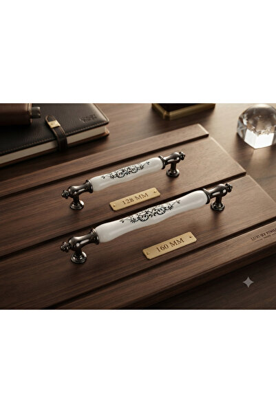 Arion Porcelain Luxury Furniture Cabinet Handle North 128 mm (12.8 cm) 160 mm...