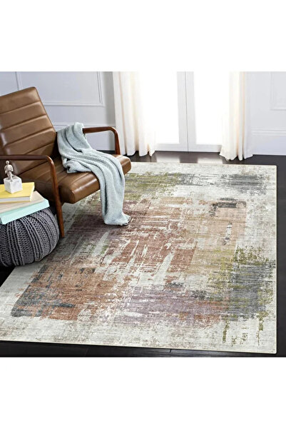 Klyte Abstract Area Rug for Living Room & Bedroom, Modern Vintage Distressed ...