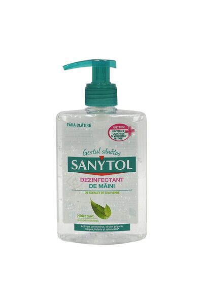 Sanytol Disinfectant, Sanytol, Maini Gel 250 ml Green Tea