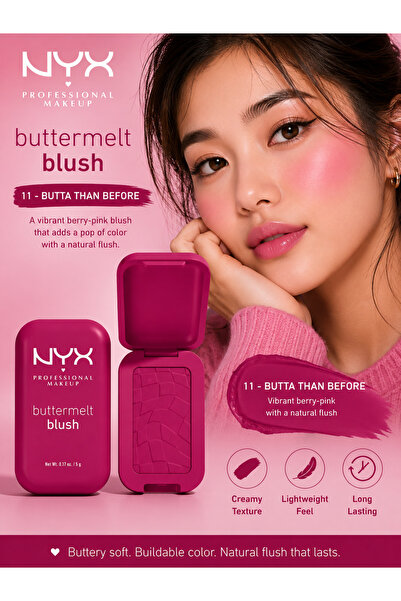 NYX Professional Makeup NYX Buttermelt Powder Blush No. 11 - Butta Than Before