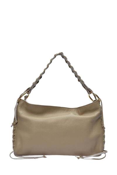 SimpleFind Isabella Rhea Geanta piele -Anita-Taupe,Geanta de umar piele natur...