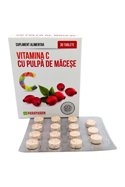 Parapharm Vitamin C with Rosehip Pulp 30cp