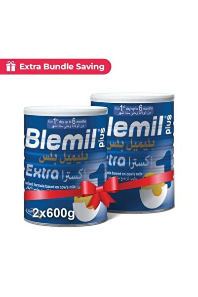 Blemil plus عبوة مزدوجة إضافية 600 جرام