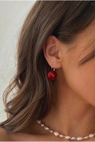Lavian Accessories Bombeli İnci Sallantalı Küpe