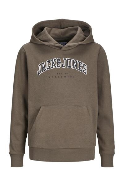 Jack & Jones Μπλούζα φούτερ αγόρι "Caleb" καφέ