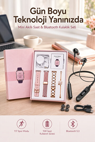Genel Markalar Kablolu Bluetooth Kulaklık ve Kadınlara Özel Bileklik Hediyeli...
