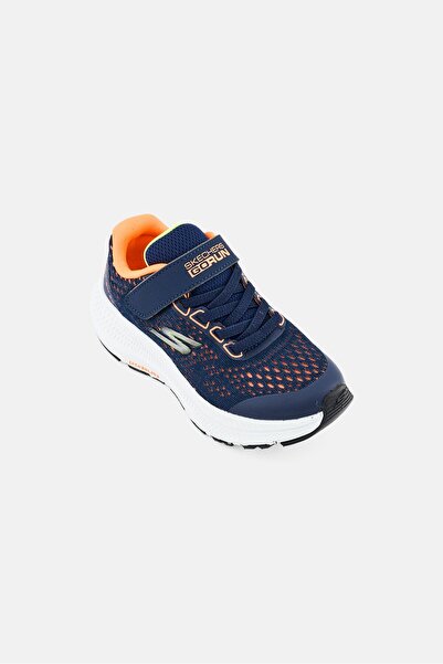 SKECHERS Kids Boy Go Run Consistent 2,0 Velcro Closure Shoes, Navy Blue