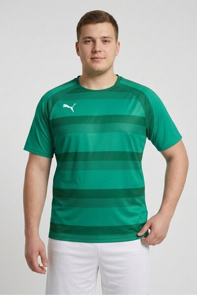 Puma Men Sportswear Fit Short Sleeve Training Jersey, Green