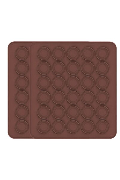 STARSTAR 2 silicone baking mats, 30 holes, suitable for macarons, silicone mo...