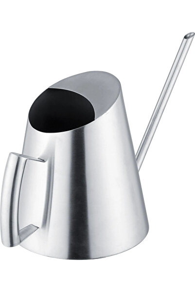 STARSTAR 1500ml Stainless Steel Watering Can with long nozzle, metal flower s...