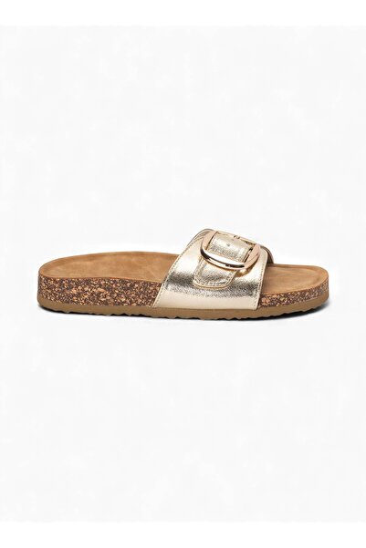 BATA Slip-On Sandals with Buckle Detail