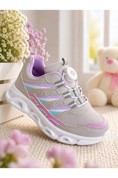 Babetty Smart Mechanism Lace-Up Children's Sneaker Casual Sports Shoes