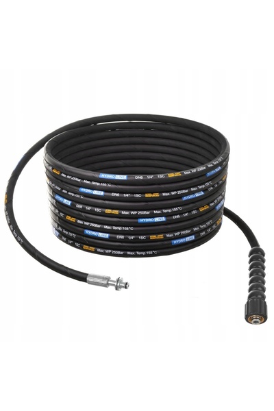 Techkar Furtun de 5m DN6 250BAR pentru KARCHER HD HDS conector de 11mm