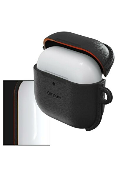 Araree Husă pentru AirPods 4 cu model din piele, rezistentă și elegantă