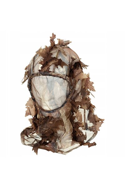 NO BRAND Costum camuflaj cu plasă anti-țânțari 3D, maro, XL/XXL