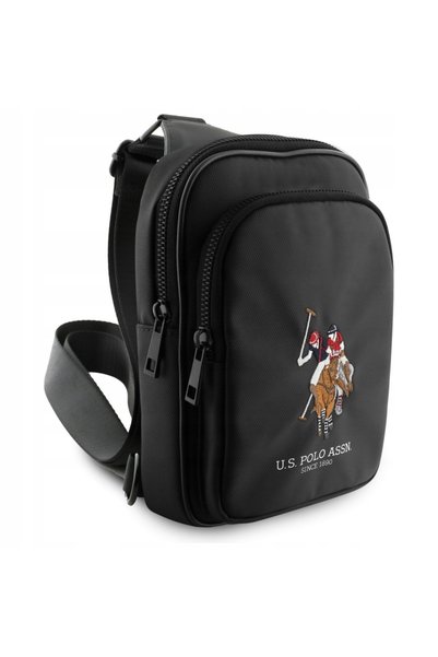 U.S. Polo Assn. Geantă de umăr pentru telefon US Polo Petit Pique, negru