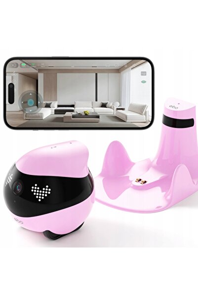 Enabot EBO AIR 2 cameră robot de monitorizare mobilă pentru acasă, audio pent...
