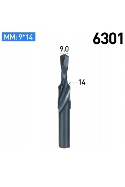NO BRAND Burghiu în trepte de 9mm, 14mm, 6301, la 90 de grade, pentru lemn