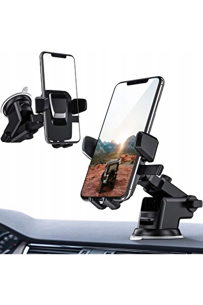 NO BRAND Suport auto universal. Suport telefon auto cu prindere gravitațional...