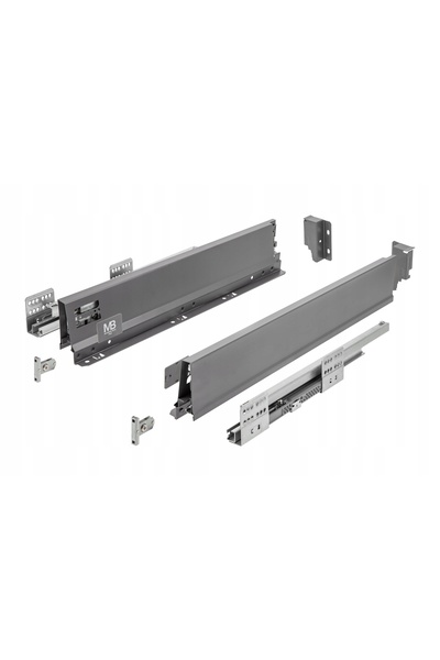 GTV Sertar MODERN BOX PRO 500 mm H=84 antracit silențios extensie completă