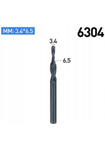 NO BRAND Burghiu în trepte pentru lemn 3,4mm 6,5mm 6304 180st