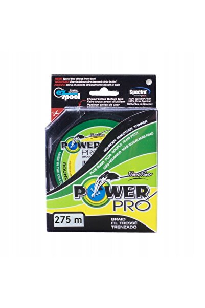 Power Pro Fir împletit verde mușchi 0,19mm 275m verde 13kg 1 buc.