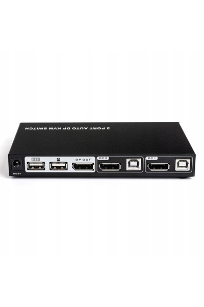 Spacetronik Comutator KVM USB + DisplayPort 2/1