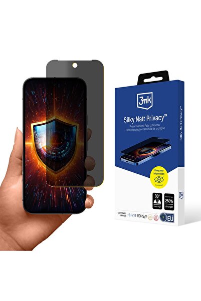 3MK Folie de protecție mată mătăsoasă anti-spion pentru Google Pixel 9A