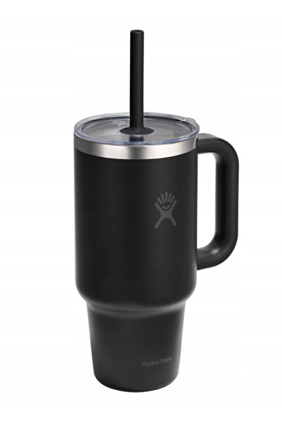 NO BRAND Termos Hydro Flask Travel Tumbler cu capac transparent, 32 Oz / 946 ...