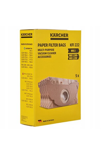 Karcher Saci + Filtru 6.904-322.0 pentru WD 2, A2004 cu plasă ranforsată