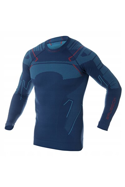 NO BRAND Brubeck Thermo LS13040A tricou termic pentru bărbați albastru S