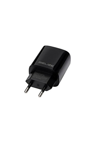 NO BRAND Beline Ład. siec. 1x USB-C + 1x USB 30W negru /bl