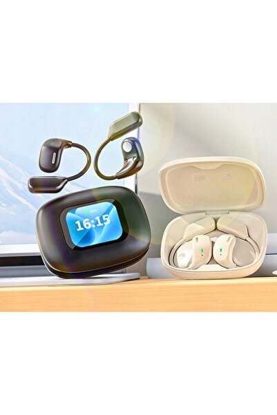 NO BRAND Căști wireless LX80, căști sport, BT 5.4, microfon, ENC, ecran LED