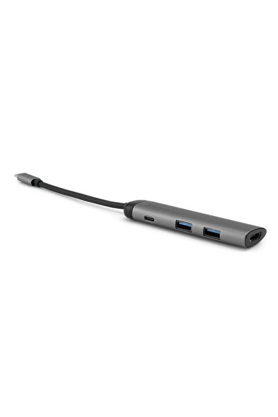Verbatim ADAPTOR HUB USB-C 2xUSB-A 3.0 HDMI PENTRU LAPTOP/COMPUTER, ALUMINIU