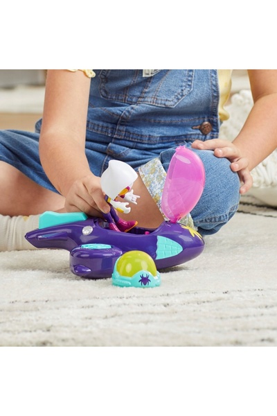 Hasbro SPIDEY ȘI SUPER KUMPLE WEBSPINER PĂIANJEN-FANTOMĂ ȘI POJAZD GLIDE SPIN...