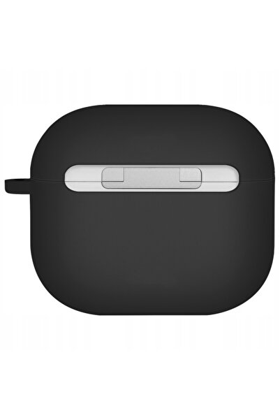 uniq Husă Nexo AirPods 4 + Cârlige pentru urechi din silicon negru