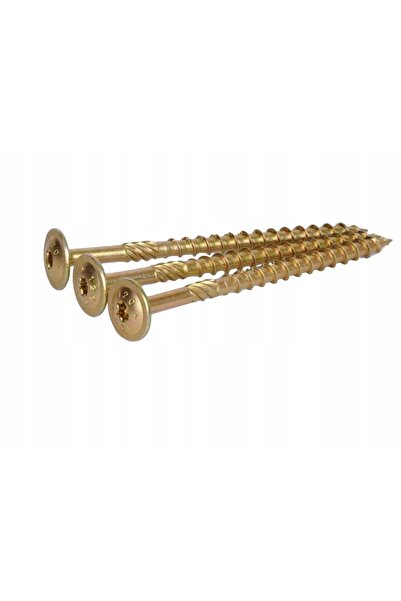 Wkret-Met 50x Șuruburi CIESIELSKIE 8x380 pentru lemn, TORX, cu șaibe, KRO 8S